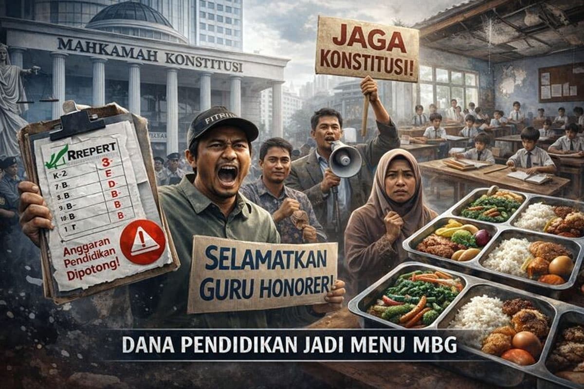 Dimakan Program Prioritas MBG, Anggaran Pendidikan Digugat ke MK